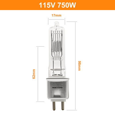 تعویض لامپ هالوژن 750w 115v OSRAM EHG G9.5 متوسط ​​دو پین