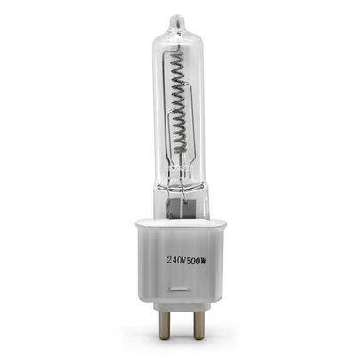 240 ولت 500 وات لامپ هالوژن کوارتز Lumens High G9.5 گرمایش مادون قرمز فیلم تلویزیونی تئاتر