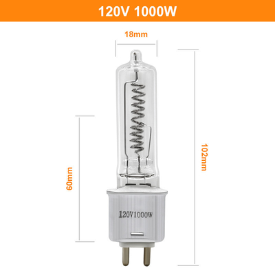 تعویض لامپ بخاری مادون قرمز 120 ولت 1000 وات G9.5 کوارتز 101 میلی متر Sylvania Osram FEL