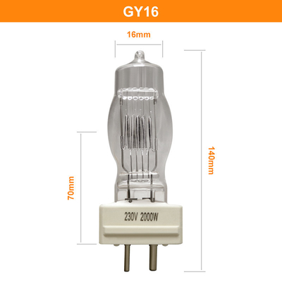 GY16 2000w یک لامپ هالوژن 230 ولت برای Osram 64788 CP/72 FTM