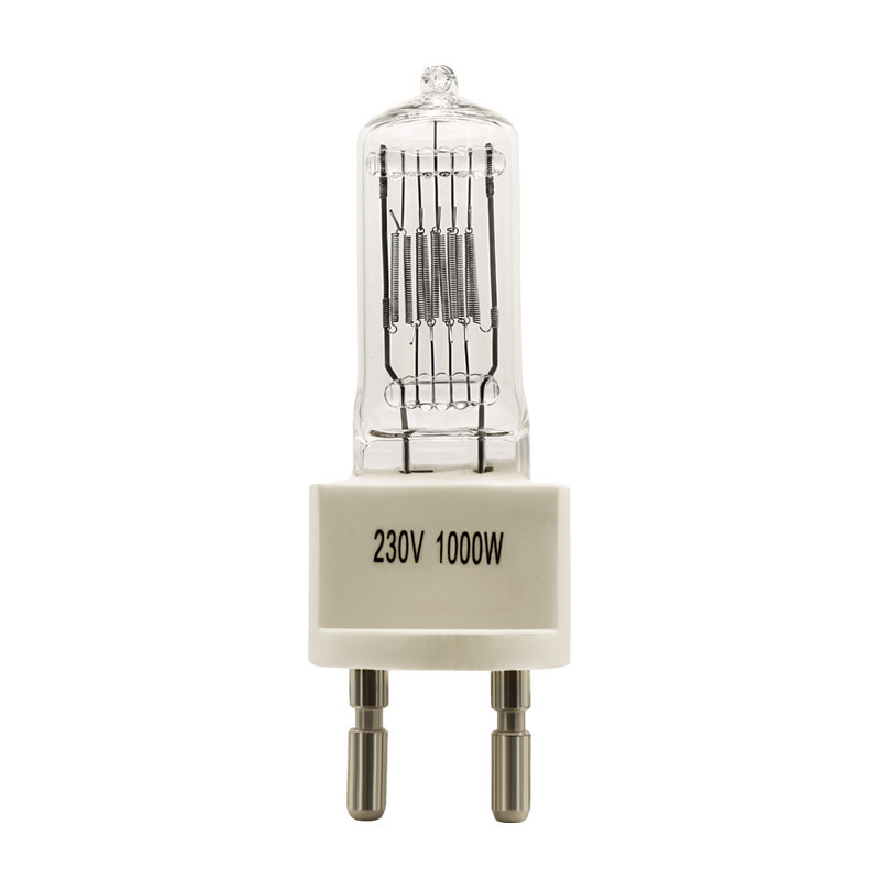 لامپ هالوژن مادون قرمز قرمز 1000W 230V Quartz Ir لامپ G9.5 25000 Lumen